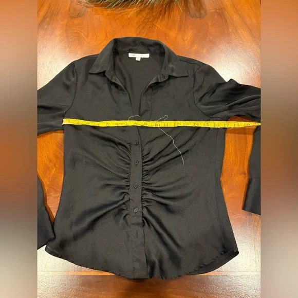 Elegant Black Women's Top, by DR2 , size XS - Picture 6 of 7